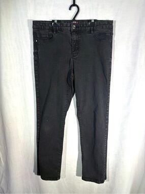 Denim Santana Jeans | Washed Black | Slim Straight | Size 14